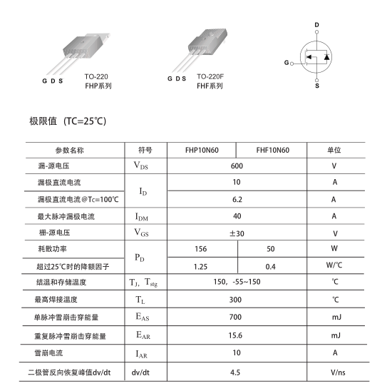 高壓10a場效應管生產(chǎn)廠家
